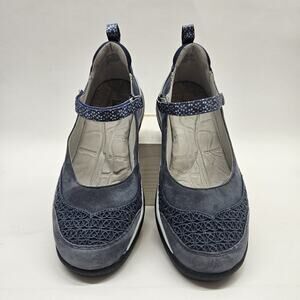 Jambu Mary Jane Shoe Women 6.5 Blue Comfort Travel Workwear Boho